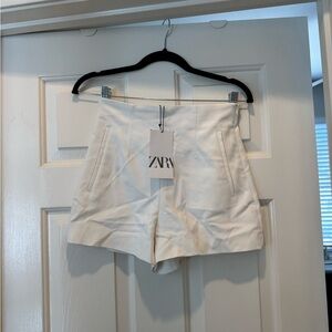 NWT - Zara Women's White Shorts